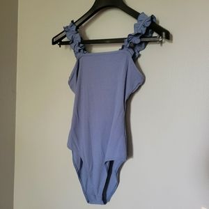 Blue-grey bodysuit XS